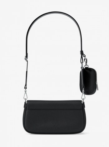 Jet Set Travel Small Pebbled Leather Crossbody Bag With Pouch