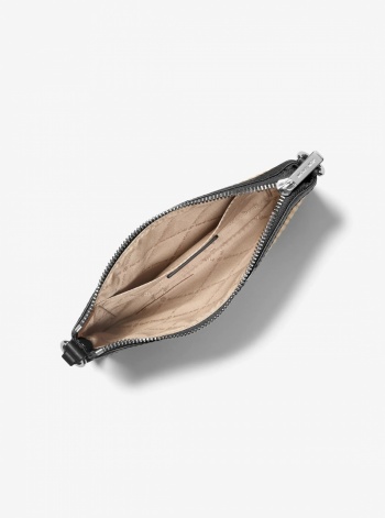 Jet Set Travel Small Woven Wristlet