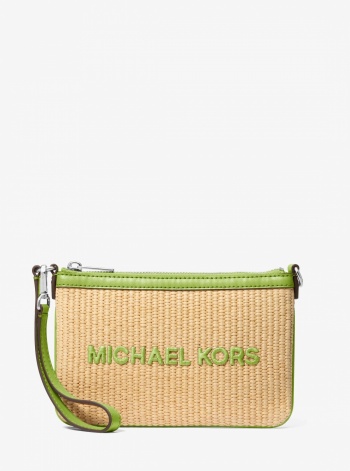 Jet Set Travel Small Woven Wristlet