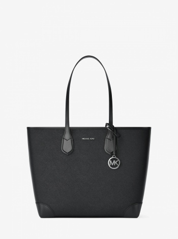 Eva Large Saffiano Leather Tote Bag