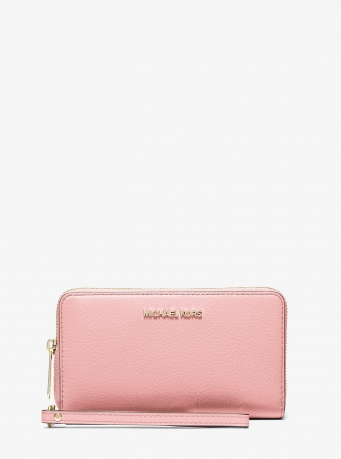 MICHAEL Michael Kors Large Pebbled Leather Smartphone Wristlet