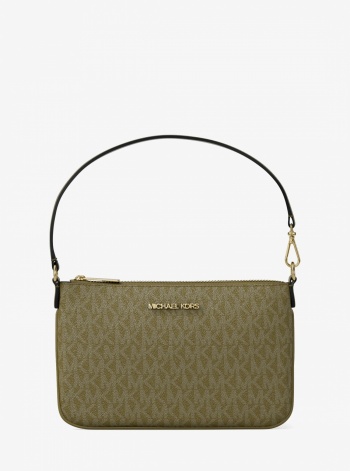 Jet Set Small Signature Logo Convertible Wristlet