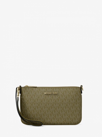 Jet Set Small Signature Logo Convertible Wristlet