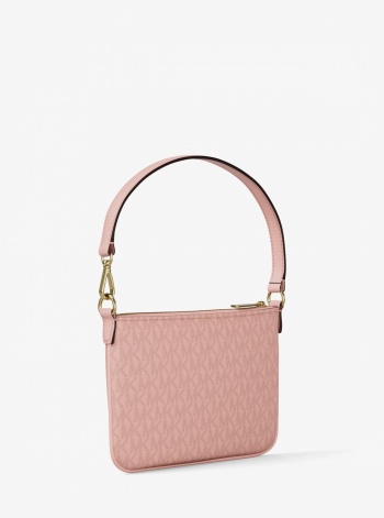 Jet Set Small Signature Logo Convertible Wristlet