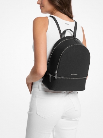 MICHAEL Michael Kors Rhea Medium Pebbled Leather Backpack