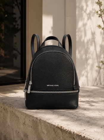 MICHAEL Michael Kors Rhea Extra-Small Pebbled Leather Backpack