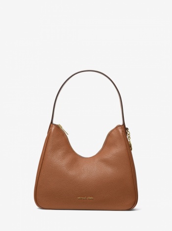 Nayla Small Pebbled Leather Hobo Shoulder Bag