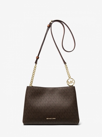 Christina Small Signature Logo Crossbody Bag