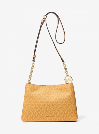 Christina Small Signature Logo Crossbody Bag