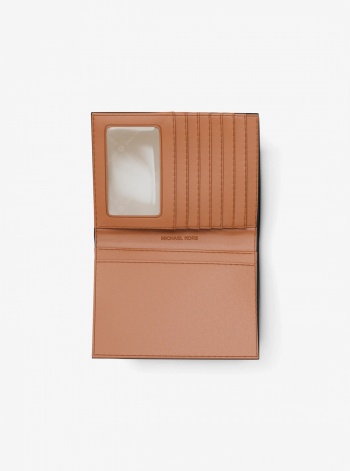 Jet Set Travel Medium Striped Signature Logo Passport Case