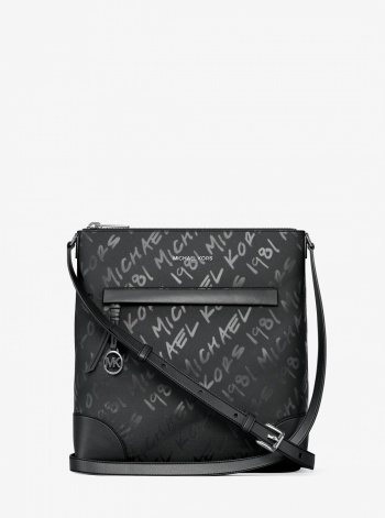 Prescott Small Logo Printed Nylon Crossbody Bag