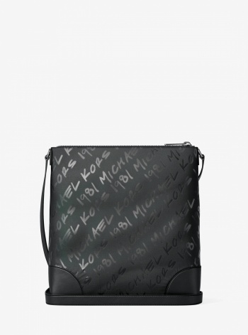 Prescott Small Logo Printed Nylon Crossbody Bag