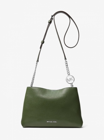 Christina Small Pebbled Leather Crossbody Bag