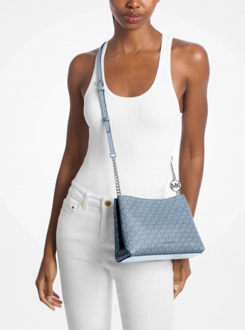 Christina Small Signature Logo Crossbody Bag