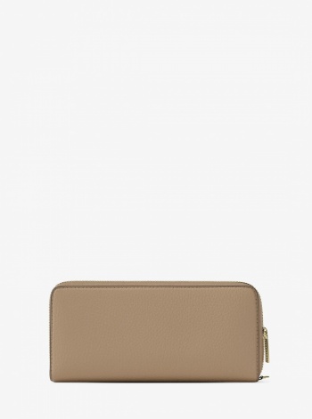 Jet Set Travel Large Pebbled Leather Wristlet