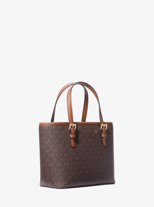 Michael Kors Jet Set Travel Extra-Small Logo Top-Zip Tote Bag