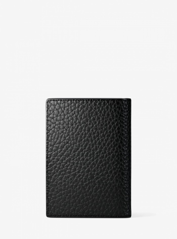 Michael Kors Mens Cooper Pebbled Leather Bi-Fold Card Case