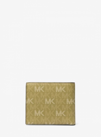Michael Kors Mens Cooper Printed Signature Logo Billfold Wallet