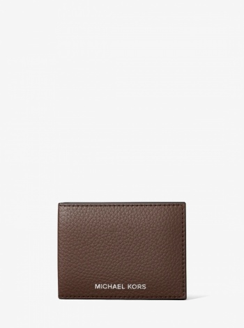 Michael Kors Mens Cooper Pebbled Leather Billfold Wallet With Passcase