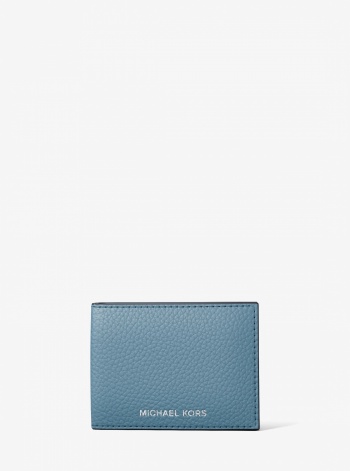 Michael Kors Mens Cooper Pebbled Leather Billfold Wallet With Passcase