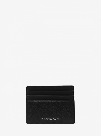 Michael Kors Mens Cooper Pebbled Leather Tall Card Case