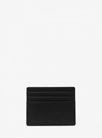 Michael Kors Mens Cooper Pebbled Leather Tall Card Case