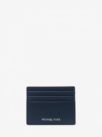 Michael Kors Mens Cooper Pebbled Leather Tall Card Case