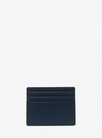 Michael Kors Mens Cooper Pebbled Leather Tall Card Case