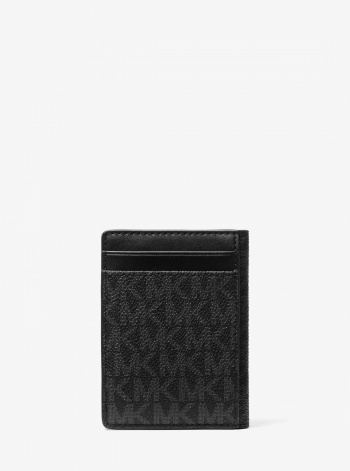 Michael Kors Mens Cooper Signature Logo Bi-Fold Wallet