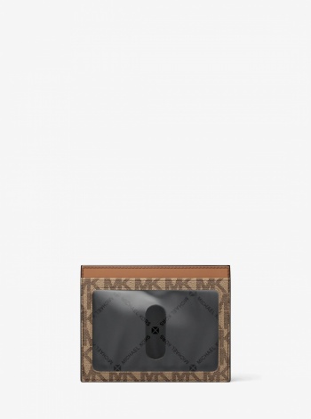 Michael Kors Mens Cooper Signature Logo Card Case