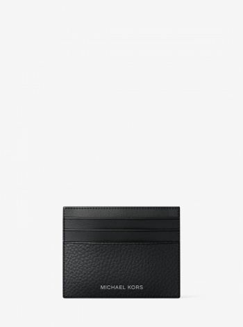 Michael Kors Mens Cooper Pebbled Leather Card Case