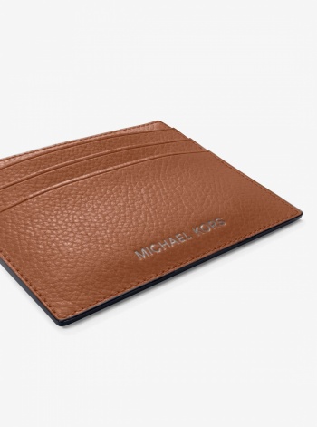 Michael Kors Mens Cooper Pebbled Leather Card Case