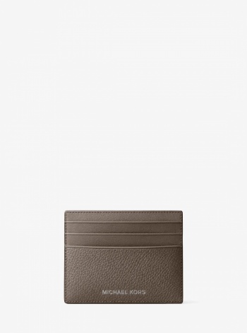 Michael Kors Mens Cooper Pebbled Leather Card Case