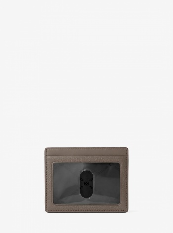 Michael Kors Mens Cooper Pebbled Leather Card Case