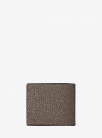 Michael Kors Mens Cooper Pebbled Leather Billfold Wallet With Coin Pouch