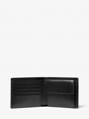 Michael Kors Mens Cooper Logo Billfold Wallet With Coin Pouch
