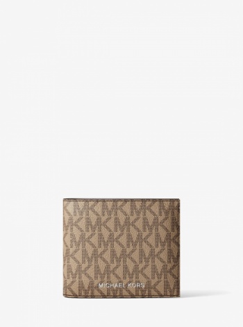 Michael Kors Mens Cooper Logo Billfold Wallet With Coin Pouch