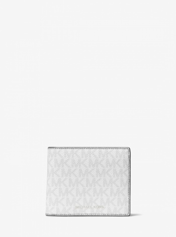 Michael Kors Mens Cooper Logo Billfold Wallet With Coin Pouch
