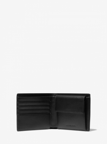 Michael Kors Mens Cooper Logo Billfold Wallet With Coin Pouch