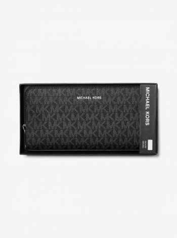 Michael Kors Mens Cooper Logo Zip-Around Wallet