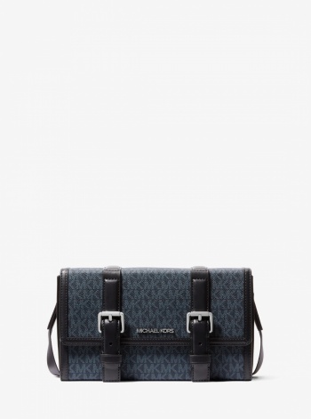 Michael Kors Mens Cooper Signature Logo Trunk Crossbody Bag