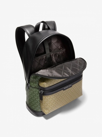 Michael Kors Mens Cooper Signature Logo Backpack