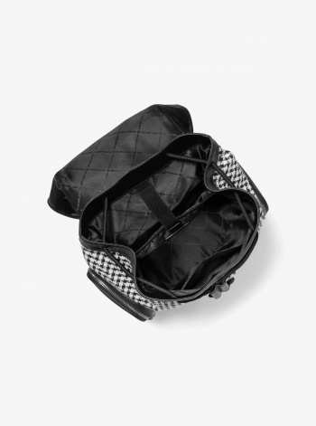 Michael Kors Mens Cooper Houndstooth City Backpack