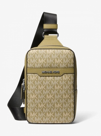 Michael Kors Mens Cooper Medium Signature Logo Sling Bag