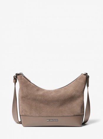 Michael Kors Mens Cooper Suede Crossbody Bag
