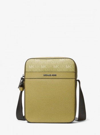 Michael Kors Mens Cooper Signature Logo Flight Bag