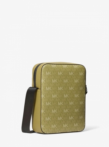Michael Kors Mens Cooper Signature Logo Flight Bag