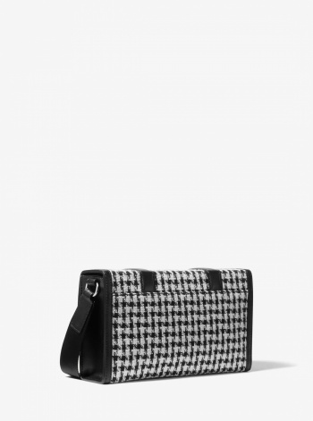 Michael Kors Mens Cooper Houndstooth Trunk Crossbody Bag