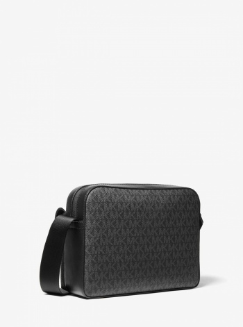 Michael Kors Mens Cooper Medium Signature Logo Camera Bag