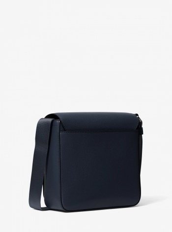 Michael Kors Mens Cooper Pebbled Leather Crossbody Bag
